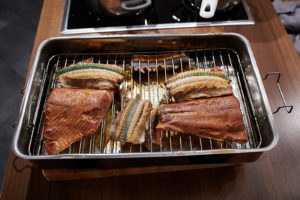 Fisch selber in einem Tisch-Räucherofen räuchern