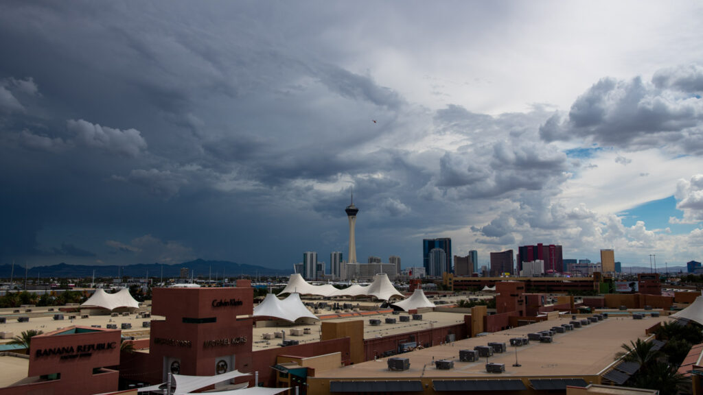 Unwetter über Las Vegas