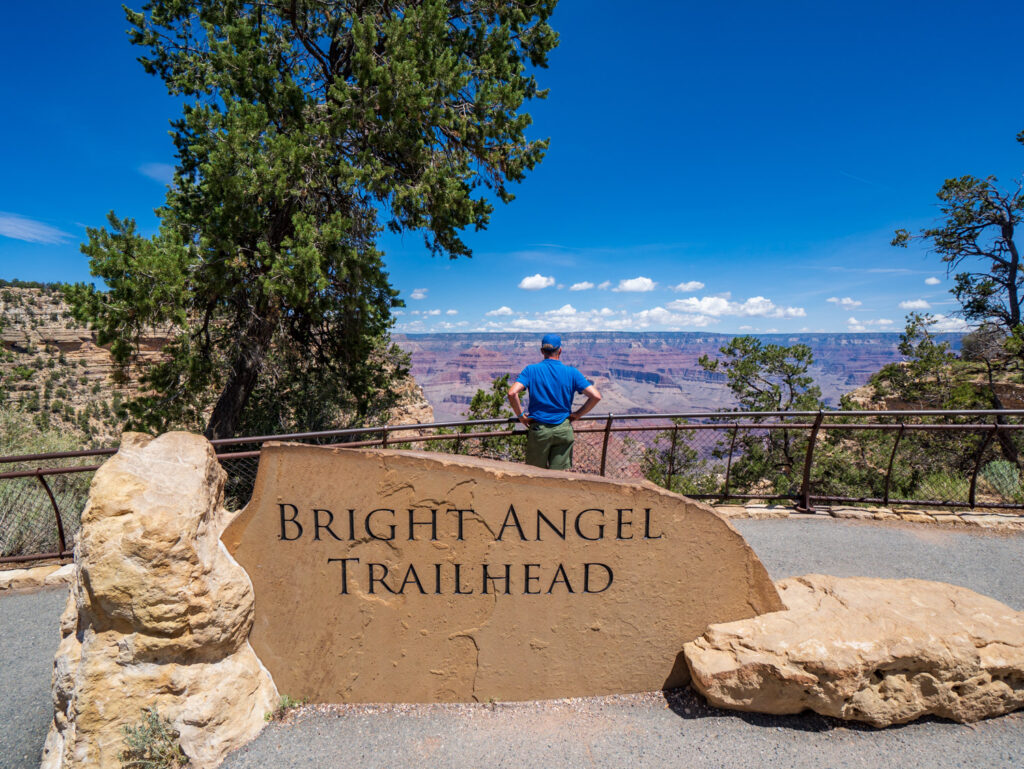 Schild Bright Angel Trail