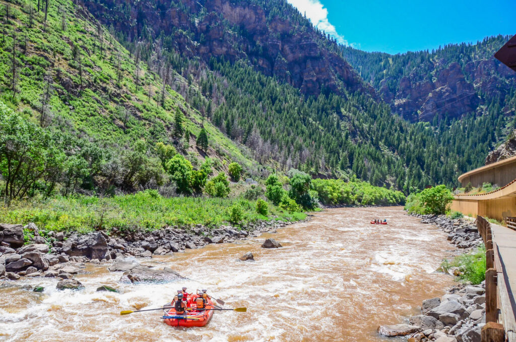 Raften in den Rocky Mountains