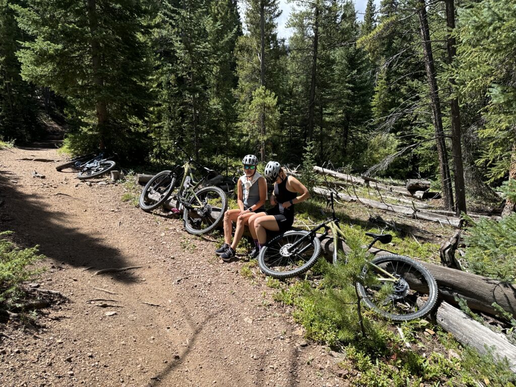 Mountainbike fahren in den Rocky Mountains